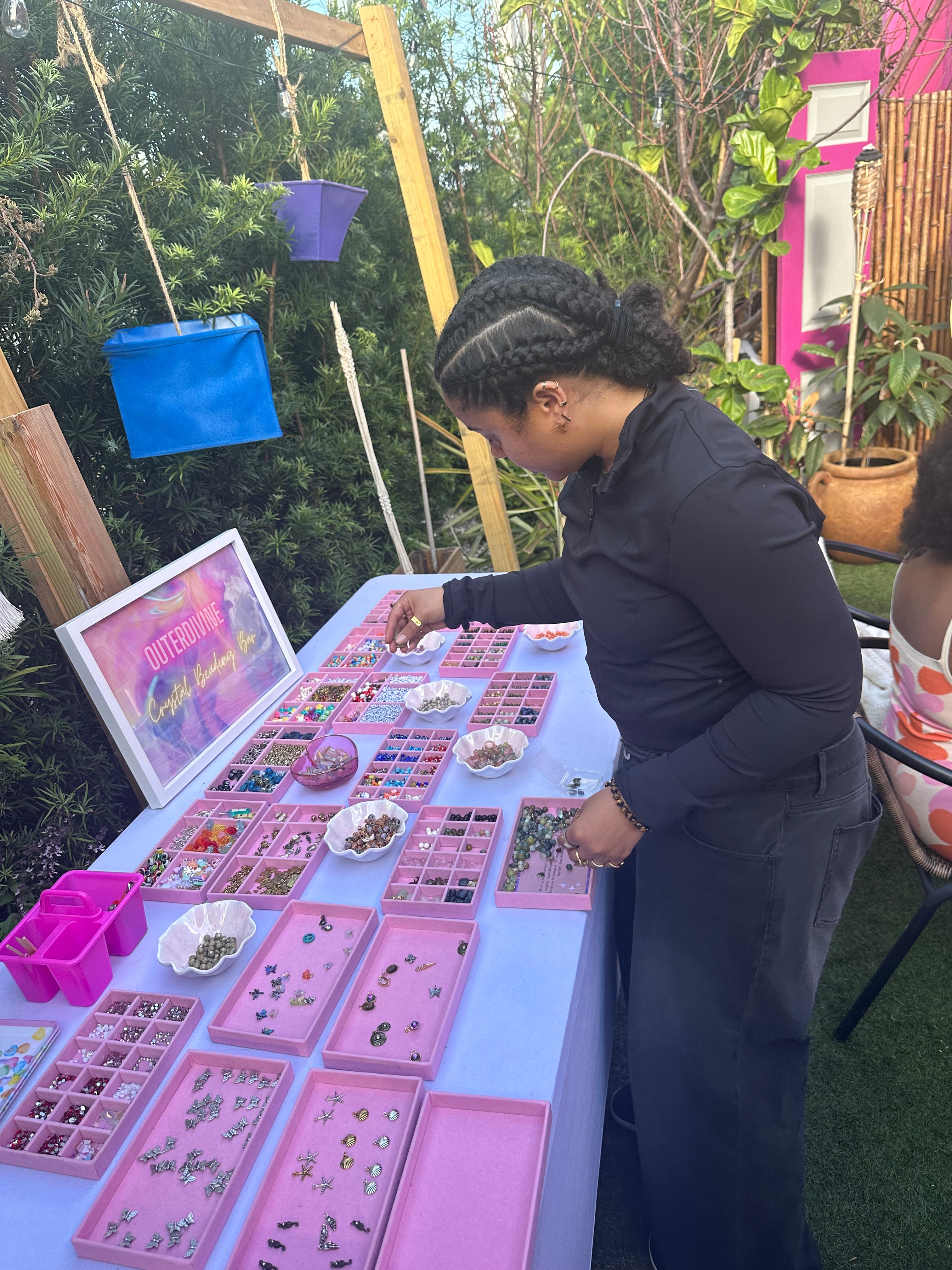 Galentine’s Crystal Beading Bar Experience