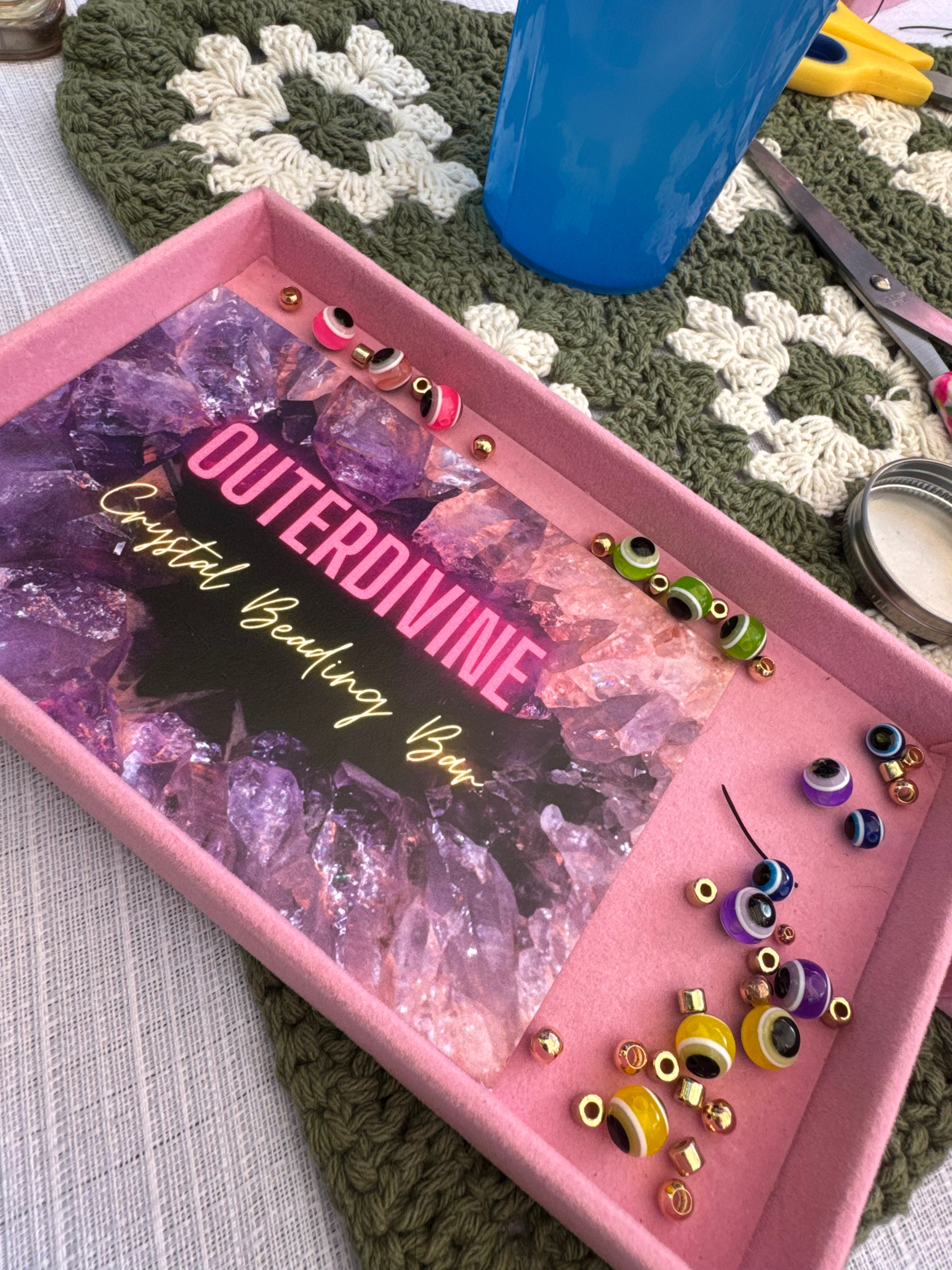 Galentine’s Crystal Beading Bar Experience