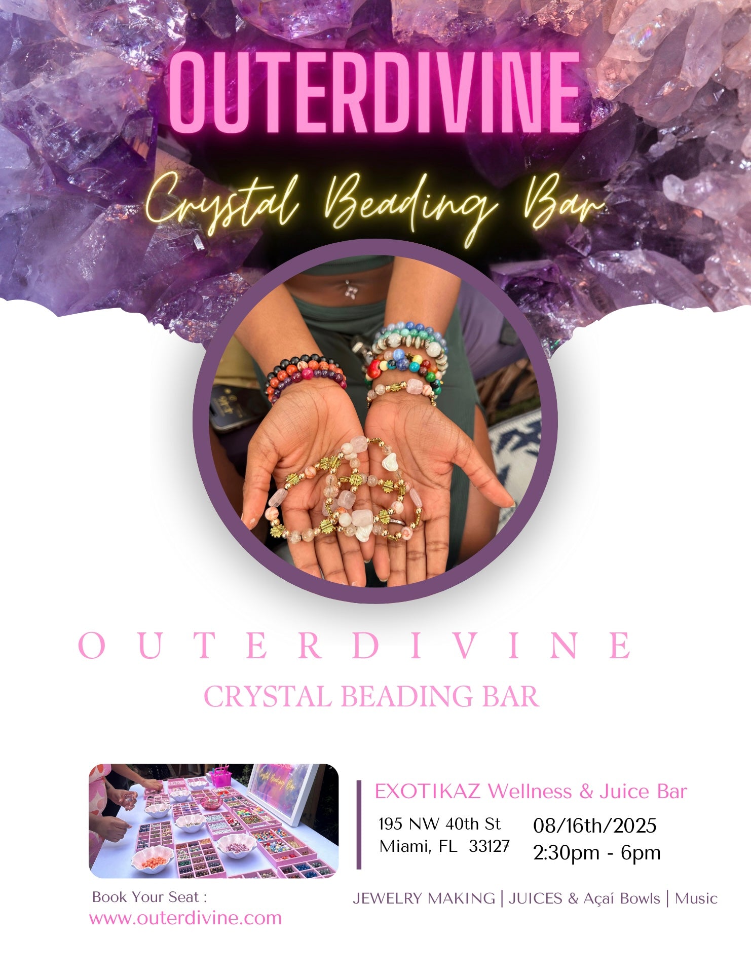 Crystal Beading Bar