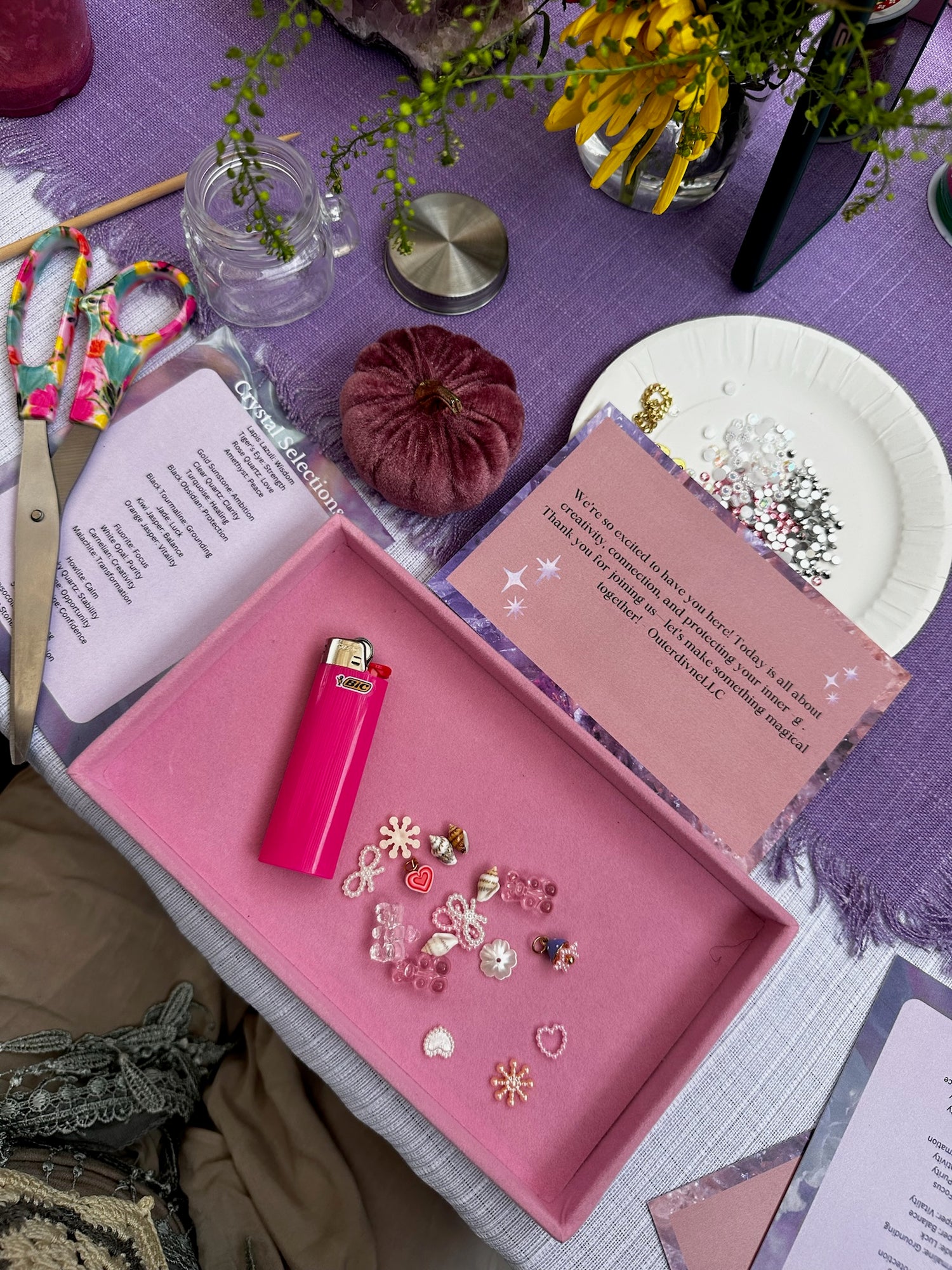 Crystal Beading Bar